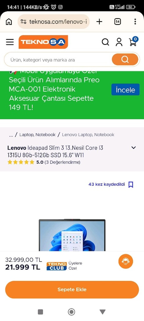 Lenovo İdeaPad slim3 - 6