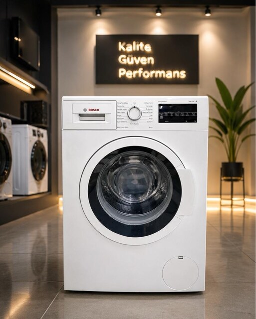 yeni model bosch serie 6 çamaşır makinesi hazır