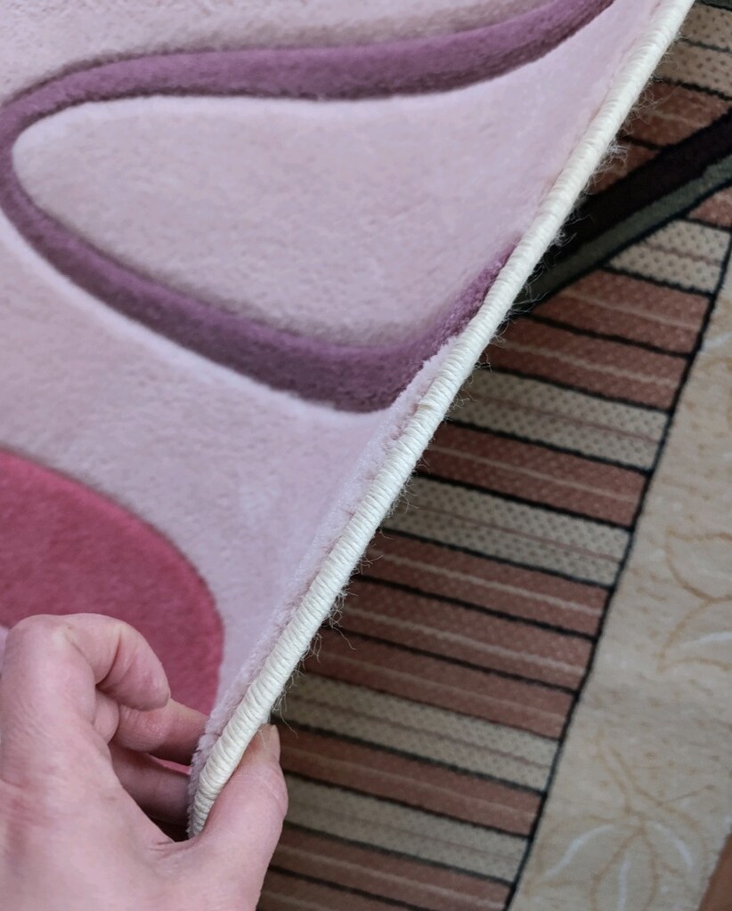 pembe çocuk odası halısı - 5
