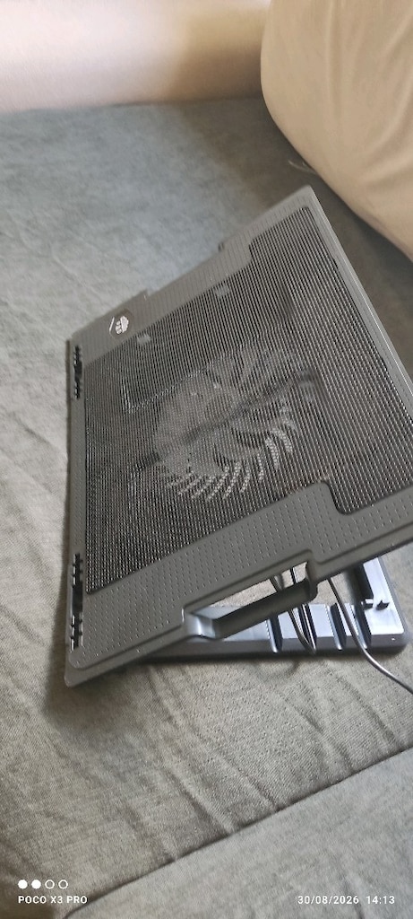 Işıklı Fanlı laptop soğutuculu stand sehpa - 2