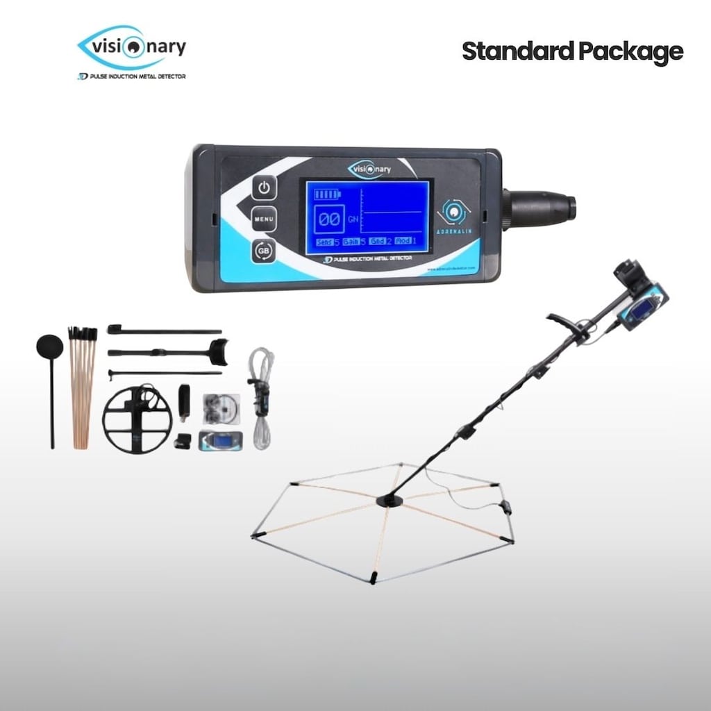 Adrenalin Visionary Standart Paket — PI Derin Metal Dedektörü (Çok... - 3