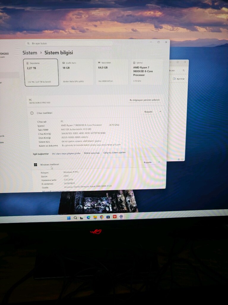 ortalama 6 aylık rtx 5080 li ryzen 7 9800x3d li oyun canavarı gaming - 4
