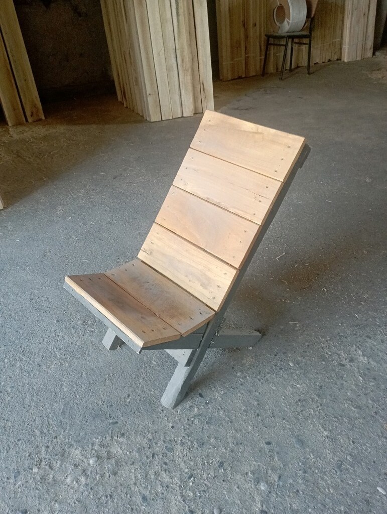 Ahşap şezlong tabure - 2