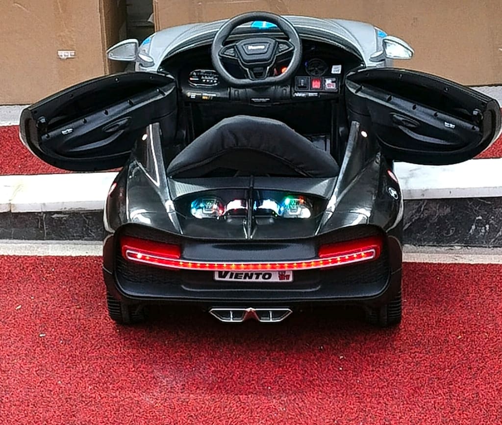 (AnkaCar çocuk oto galeri)SIFIR BUGATTİ 3 İLERİ KUMANDALI AKÜLÜ ARABA - 3