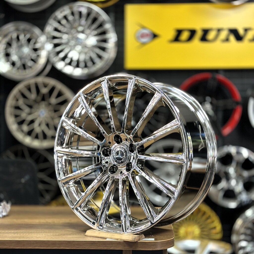 20'' 5x112 Mercedes Maybach Krom Jant Takımı 8.5-9.5Offset Sıfır - 2