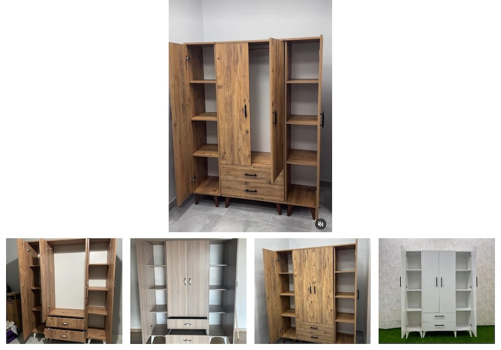 4 kapaklı elbise dolabı jbilrqsuhr - 2