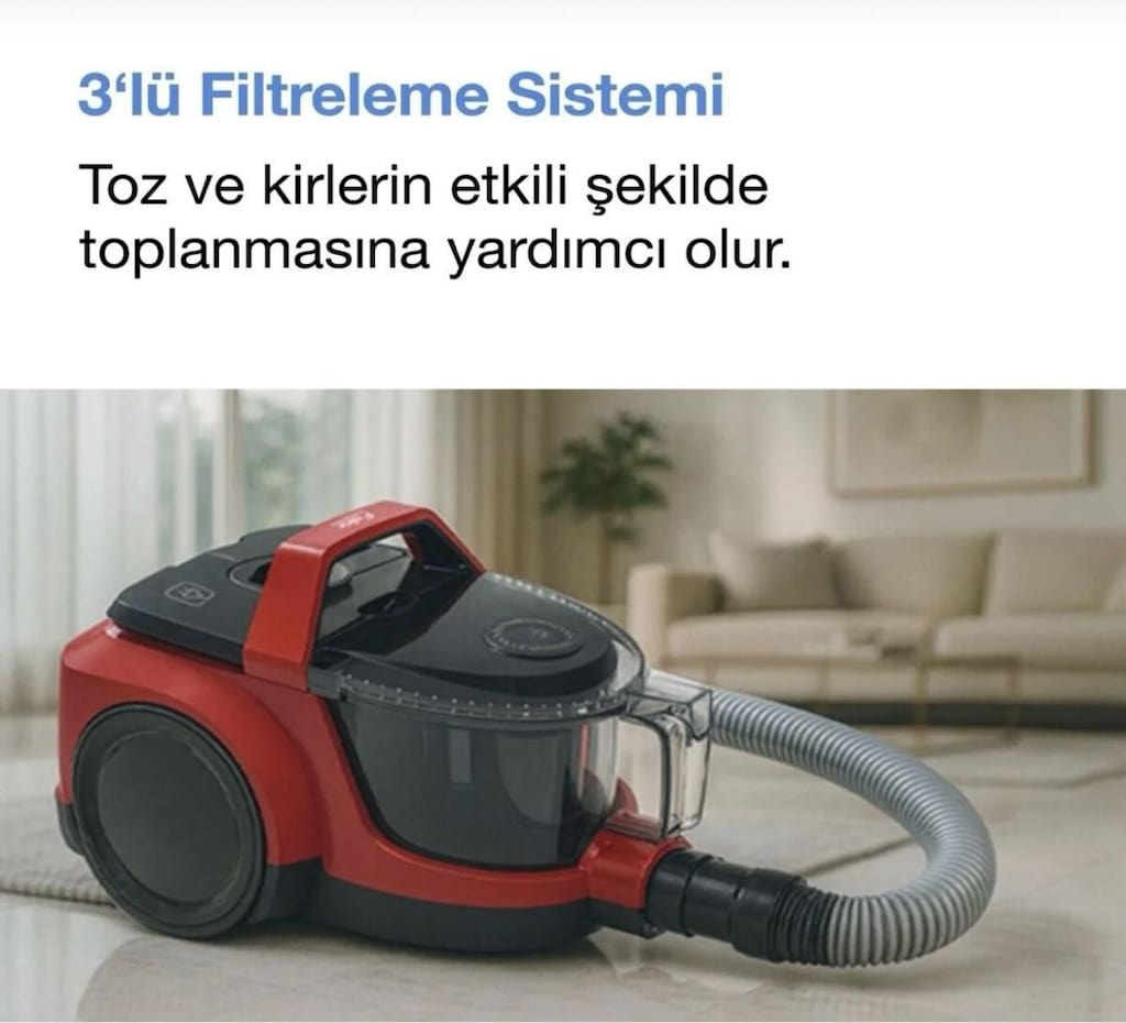 fakir cooper elektrikli süpürge - 3