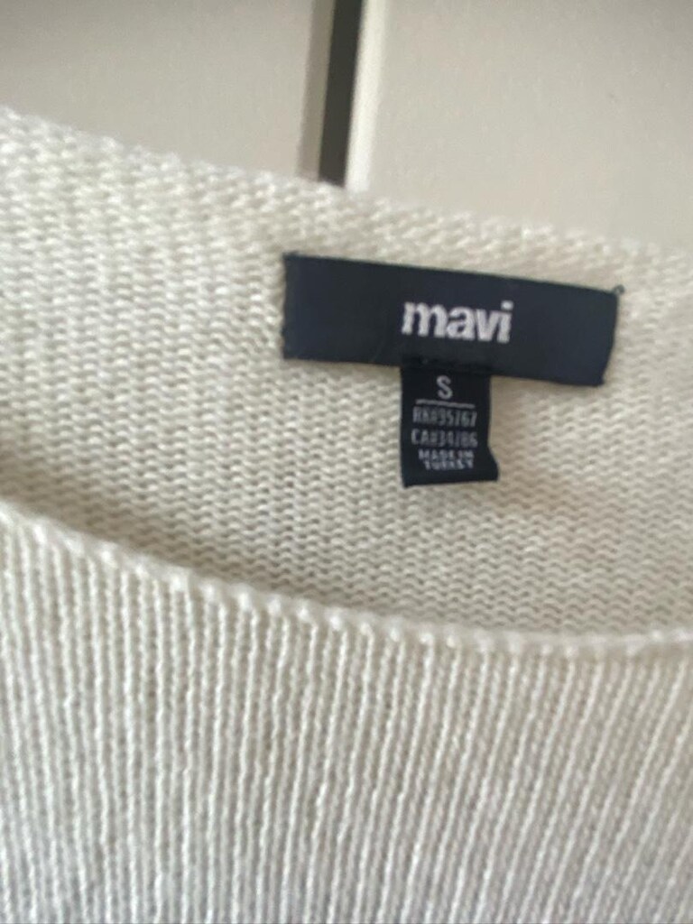 Oversize Çizgili Triko Kazak - 6