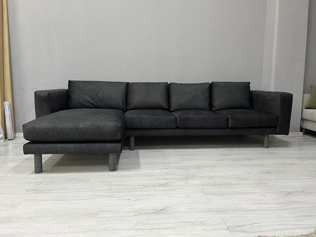 IKEA NORSBORG ÜÇLÜ SIFIR KAPLAMA L KÖŞE KOLTUK KANEPE - 4
