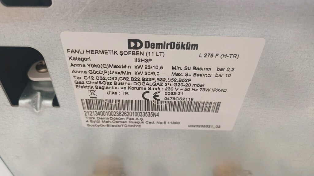 şofben hermatik - 4