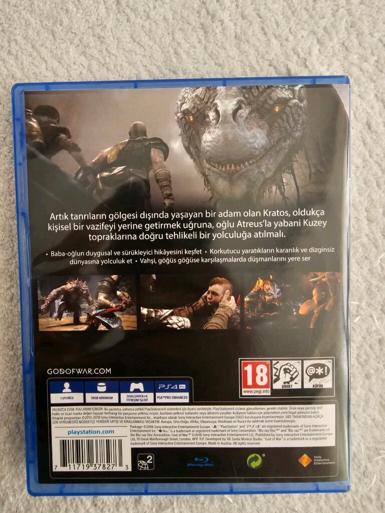 Sony PlayStation 4&5 Ps4 Ps5 God Of War - 2