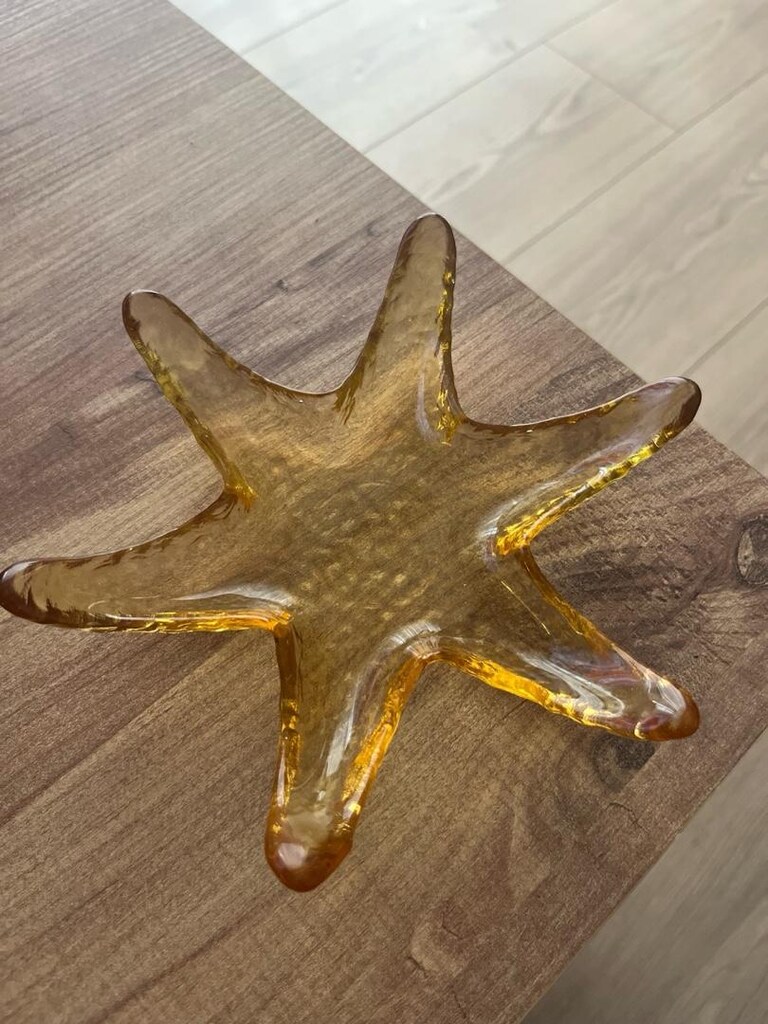Zara home denizyıldız dokulu cam kase biblo - 5