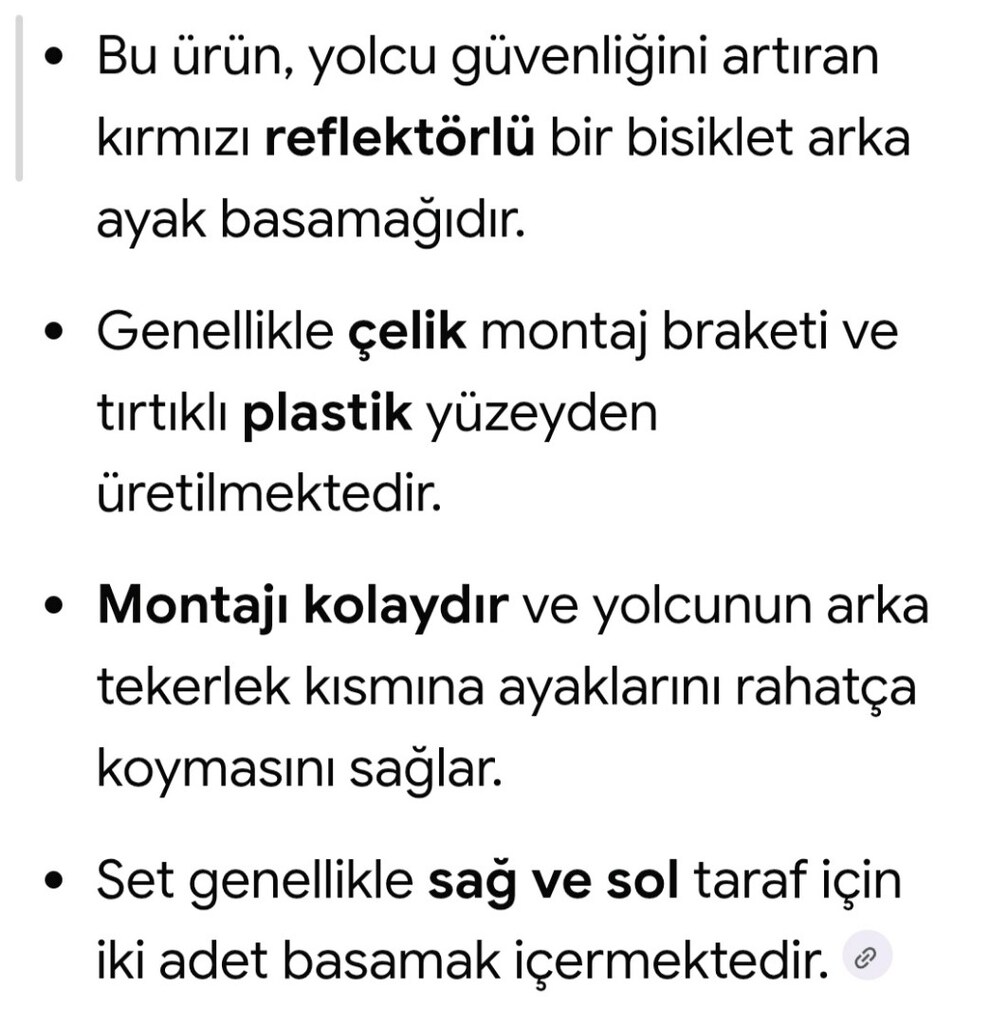 Bisiklet arka ayak basamağı - 3
