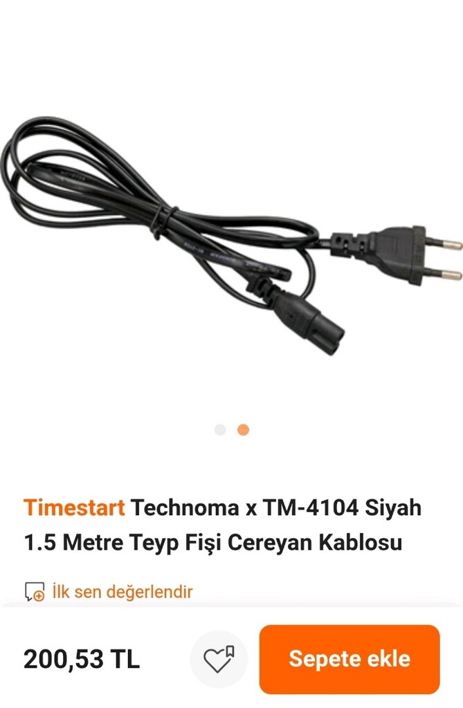 TEYP GÜÇ KABLOSU(FİŞİ) - 2
