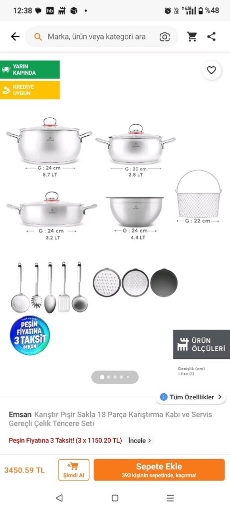 emsan pişir sakla tencere setı - 2
