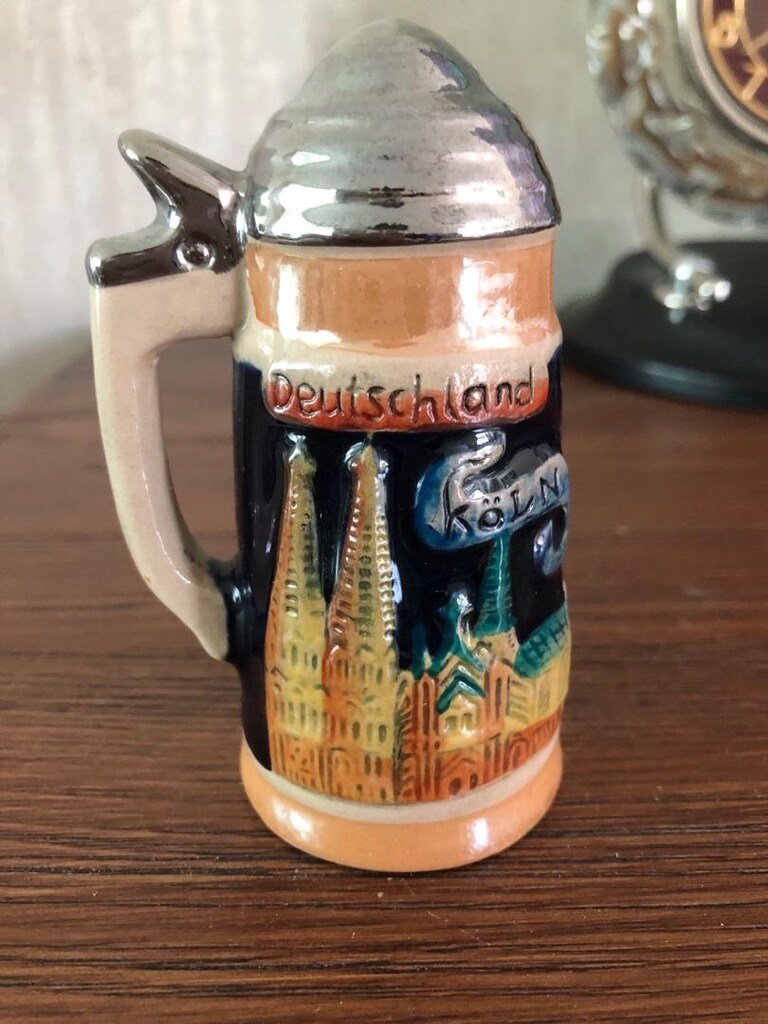 Antika Alman Seramik Tuzluk Biberlik - 6