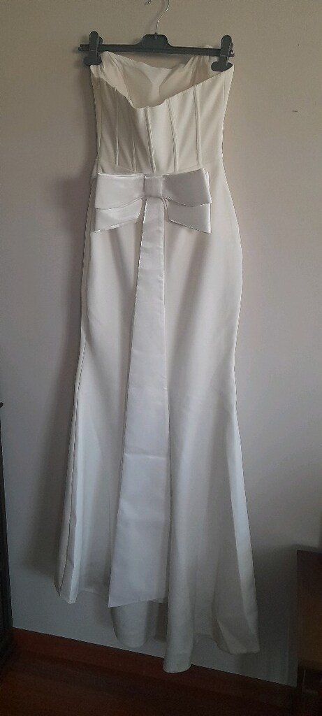 Nikah Düğün için Beyaz Abiye - 2