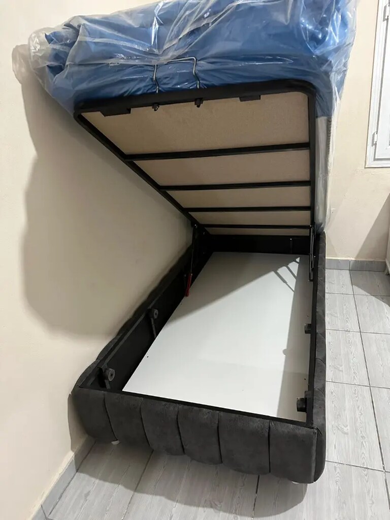 90x190 ultra lüks baza başlık yatak sıfır ürün ambalajında - 2