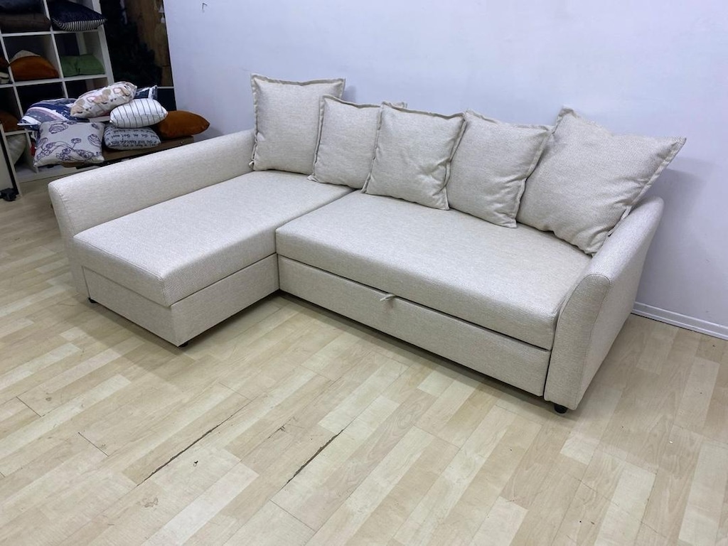 IKEA HOLMSUND SIFIR KAPLAMA YATAKLI BAZALI L KÖŞE KOLTUK KANEPE - 3