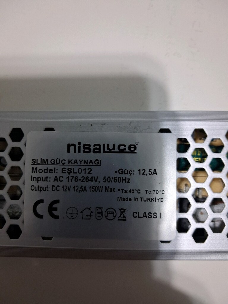 nisaluce 12.5 A 150 walt Güç kaynağı - 4