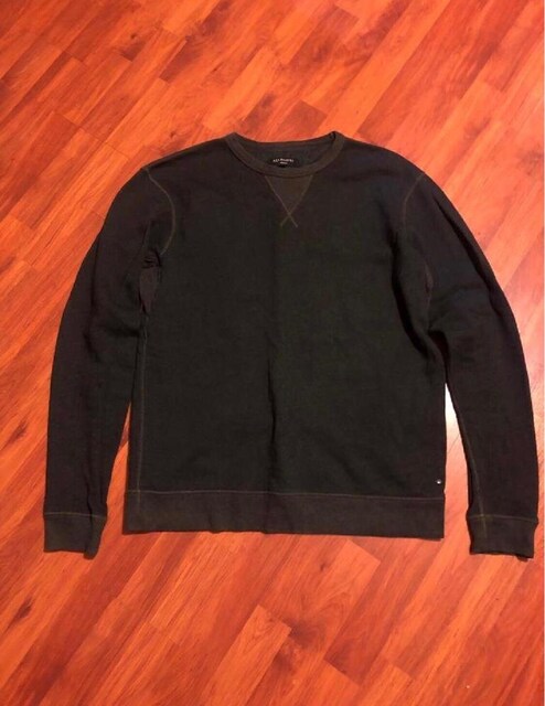 All Saints sweatshirt . Koyu gri siyaha yakın.