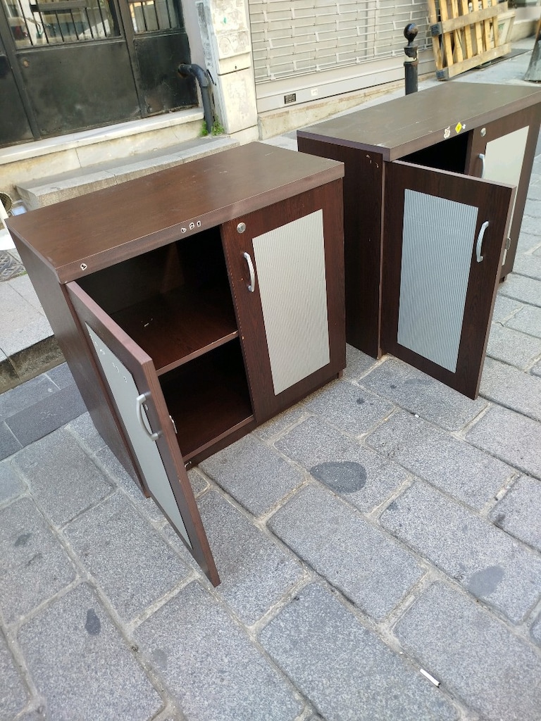 2 adet 2 kapılı yarım boy raflı dolap - 5