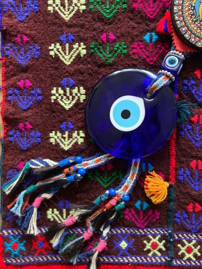 Nazar Boncuklu Duvar Saati - 3