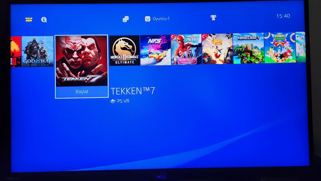 PS4 Slim 1 TB GOLD Edition, FC 27+15 Oyun, 2 Orijinal Gold Kollu - 9