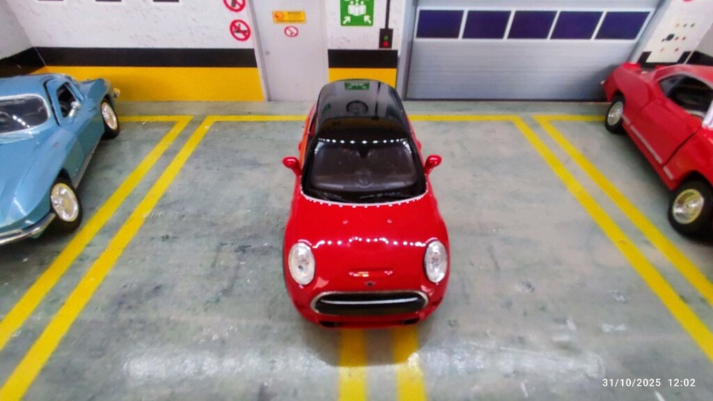 Mini Cooper New mini hatch modeli metal diecast oyuncak araba - 5