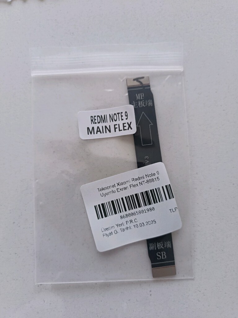 Xiaomi Redmi Note 9 uyumlu Ekran Flex - 2