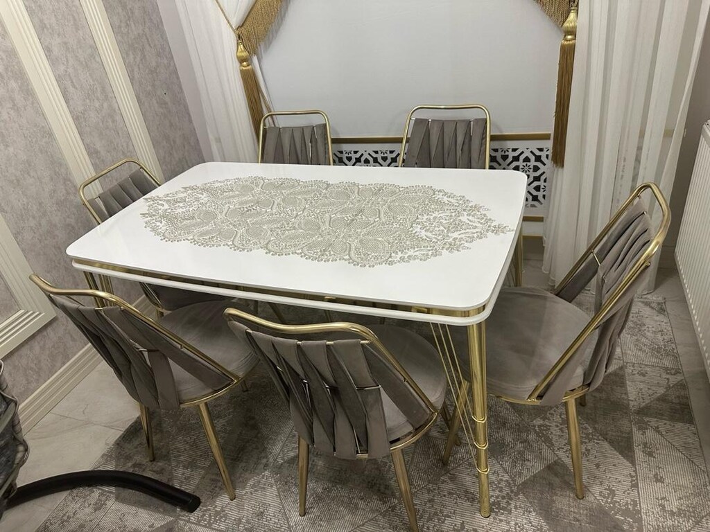 ACİL SATILIK YEMEK MASASI TAKIMI - 3