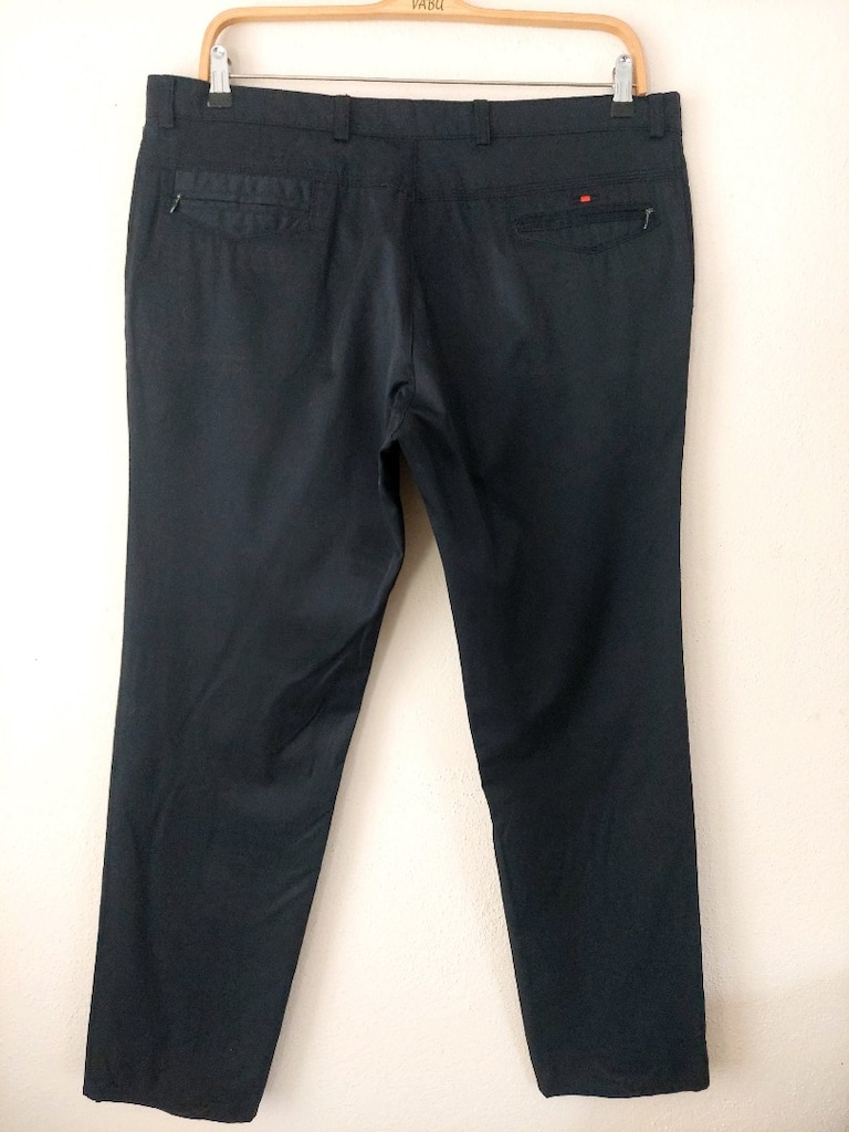 Erkek Fermuar Cepli koyu lacivert pantolon 54 beden - 6