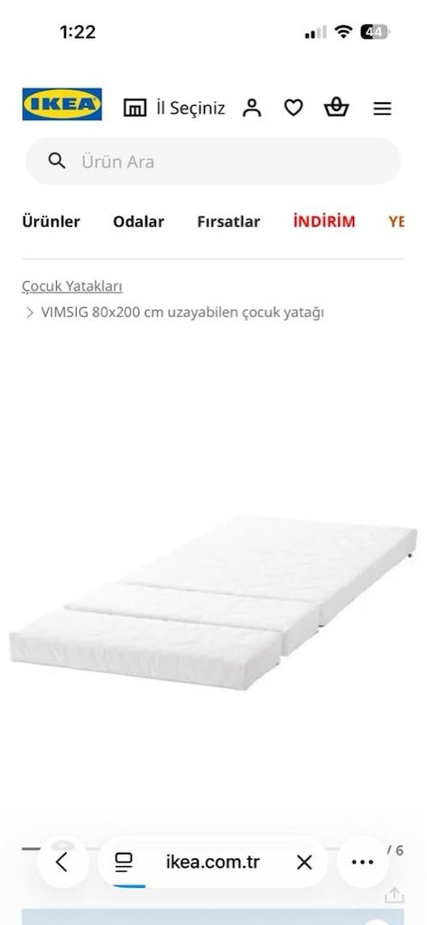 ikea vimsig çocuk yatağı - 3