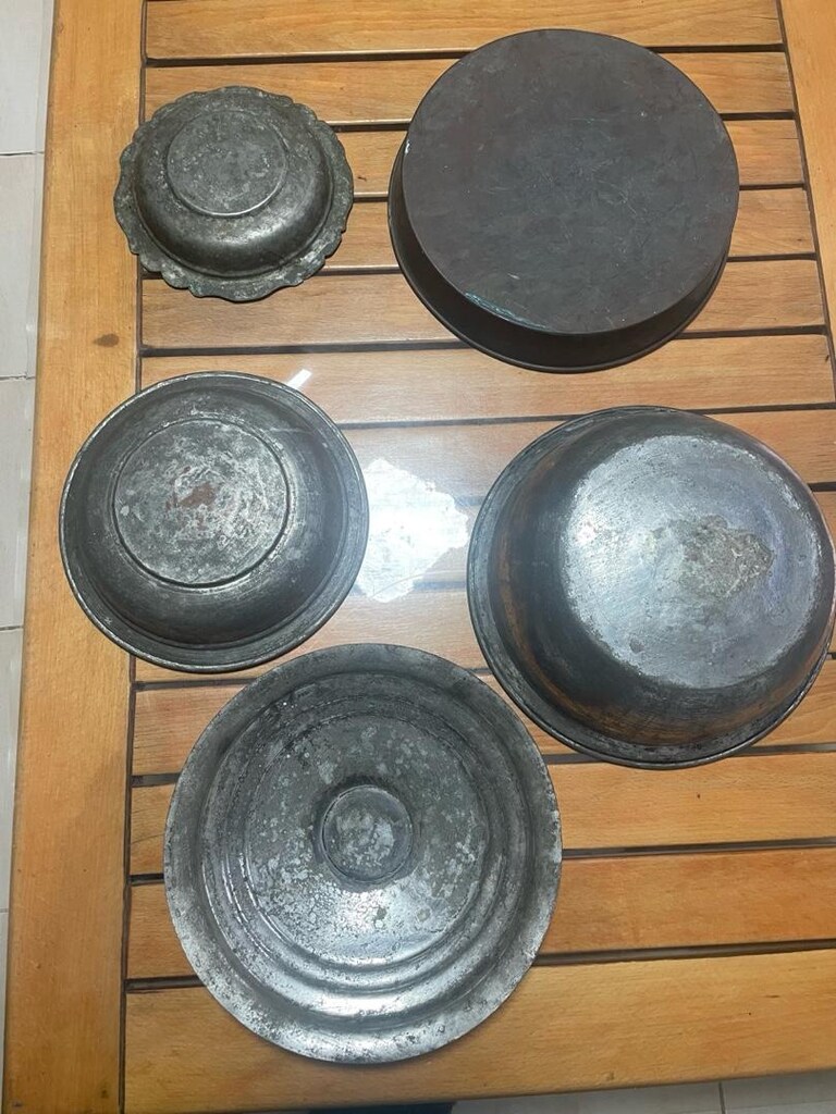 BAKIR TEPSİ TENCERE SAHAN SETİ - 6