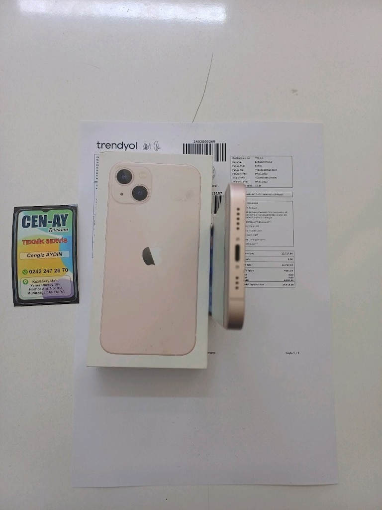 İPHONE 13 128GB HATASIZ PEMBE DEGİŞENSİZ - 9