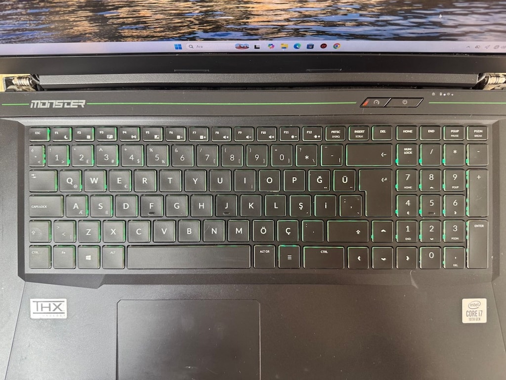 MONSTER*İ7 10750H İŞLEMCİ *16 GB DDR4 RAM *500 GB SSD*RTX3070 6GB E.K - 5