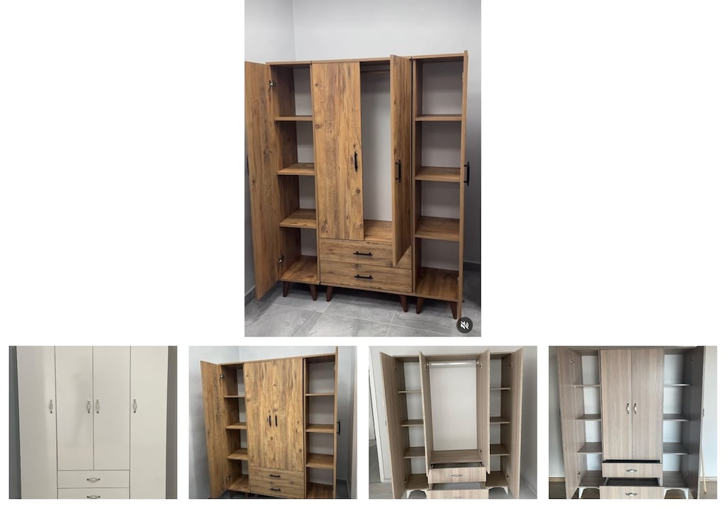 4 kapaklı elbise dolabı fnbrmodvjd - 2