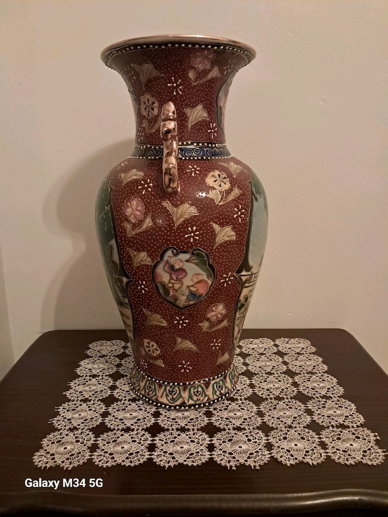 Çini el boyaması vazo - 2