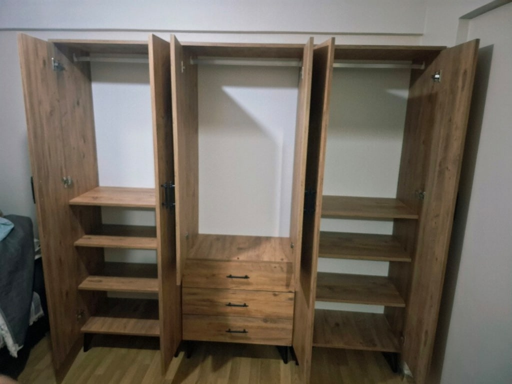 *SIFIR*dolap gardırop elbise dolabı gardolap NAKLİYE BİZDEN - 3