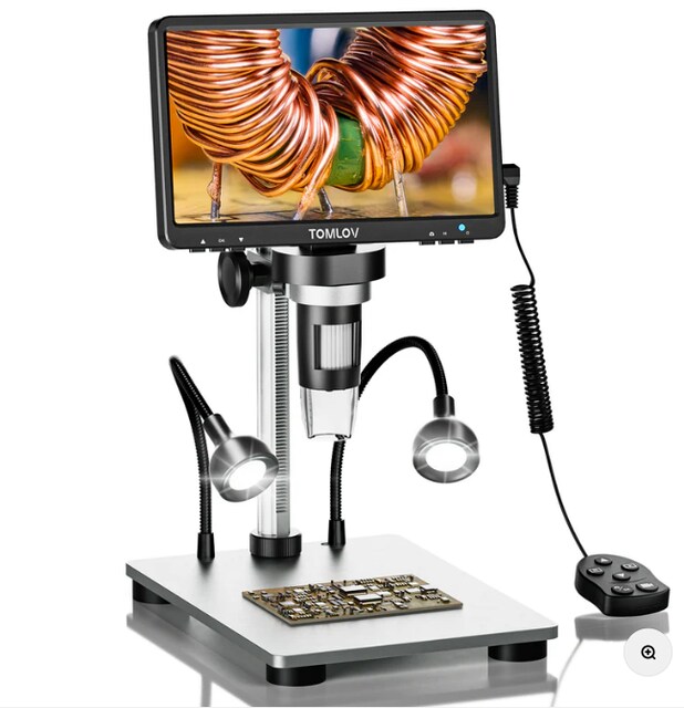 Tomlov Dm9 7 Inc Lcd Dijital Mikroskop 1200X, 1080P