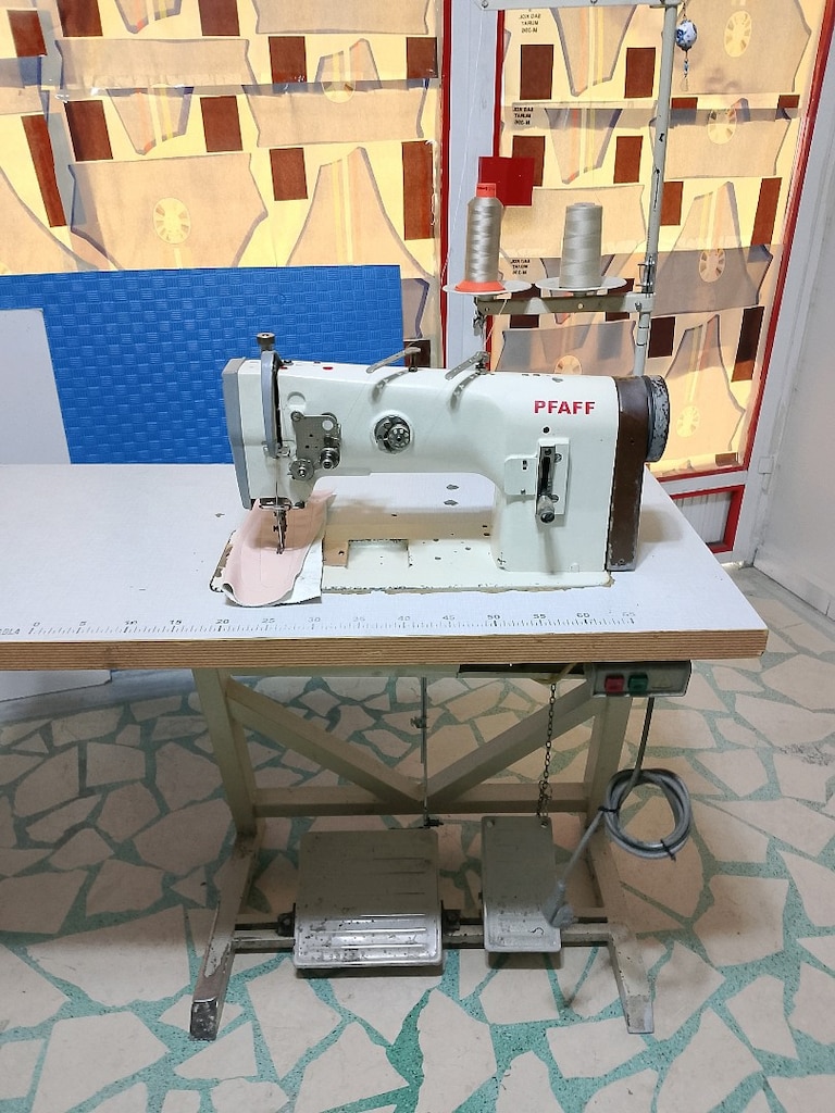 paff 1245 çift papuç deri dikiş makinası - 8