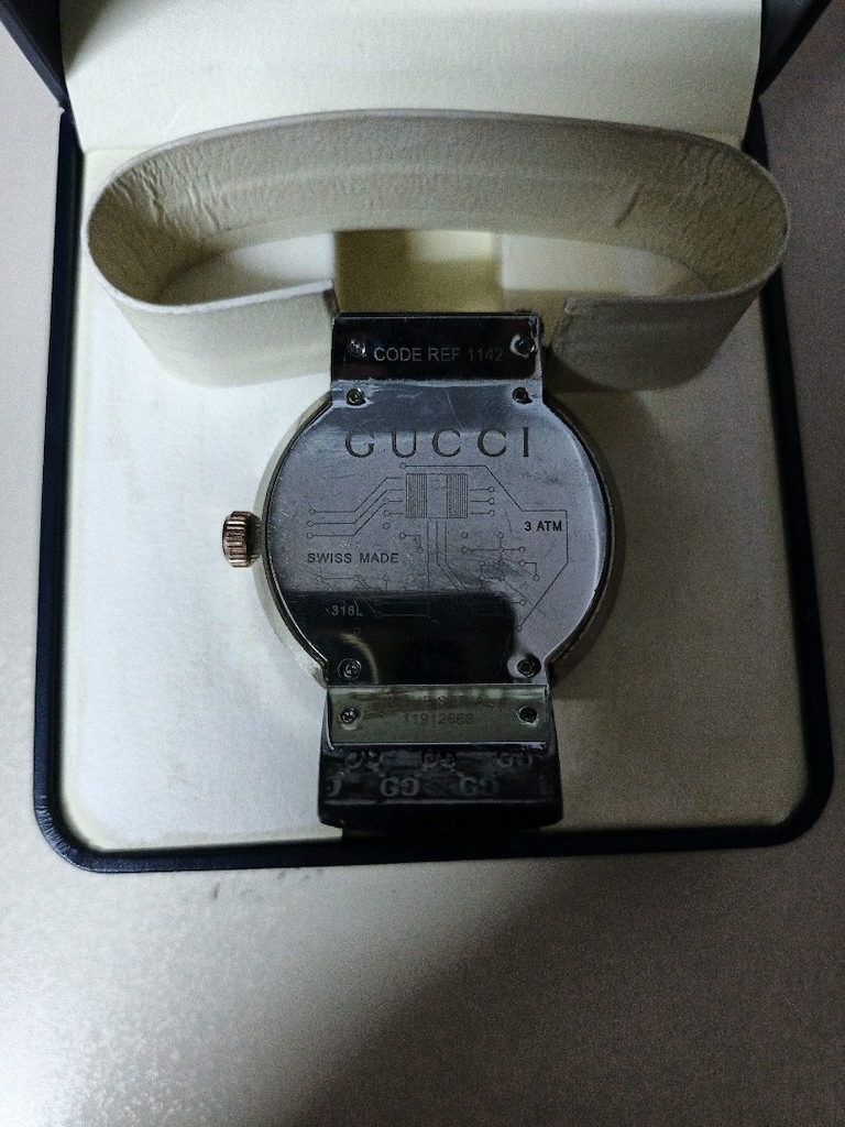 Gucci Siyah Kadran Erkek Saat - 5