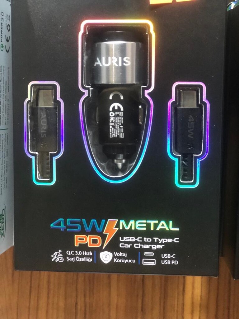 çakmaklık şarj aleti hızlı şarj 45w - 3