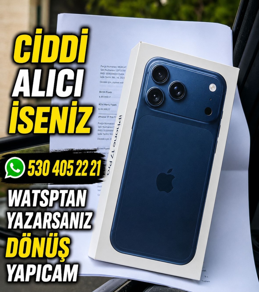 iPhone 17 Pro Max - Yurt içi Sıfır Kapalı Kutu 2 Sene Garantili - 2