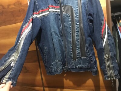 jeans kot denim mont rıo rex deri detaylı sıfır baharlık xl xxl uyumlu