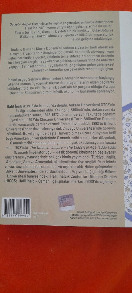 DEVLETİ ALİYYE, HALİL İNALCİK - 2