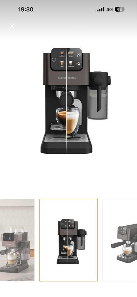 grundig espresso latte cappuccino makinesi - 3