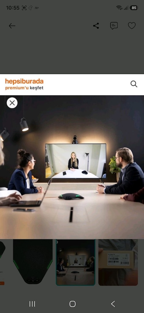 konftel 70 siyah mikrofonlu hoparlör - 2