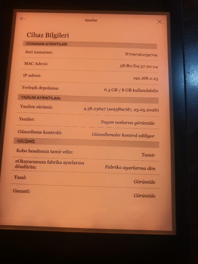 Kobo Aura H2O 6.8 Edition 2 E-Kitap Okuyucu - 9
