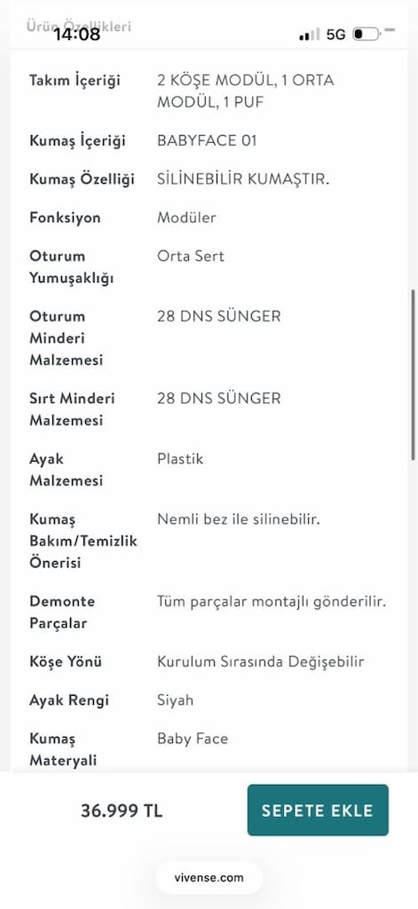 Relax Soft Köşe koltuk Vivense L koltuk köşe koltuk - 7
